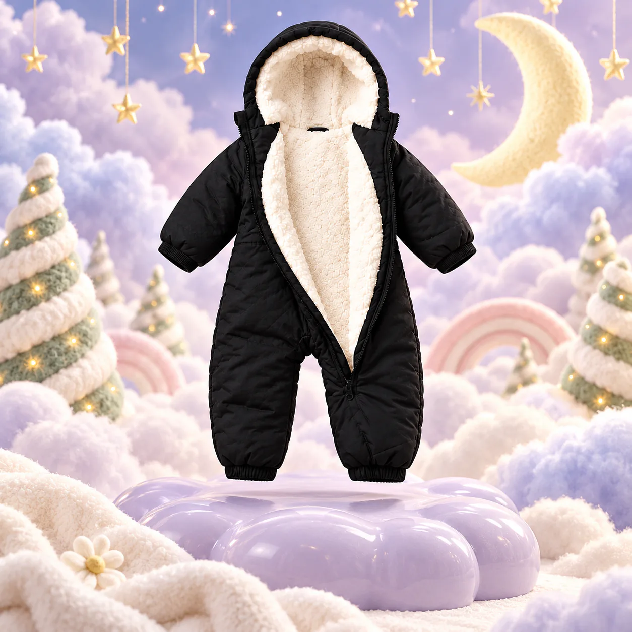 Cozymino Peluş Astarlı Kışlık Tulum
